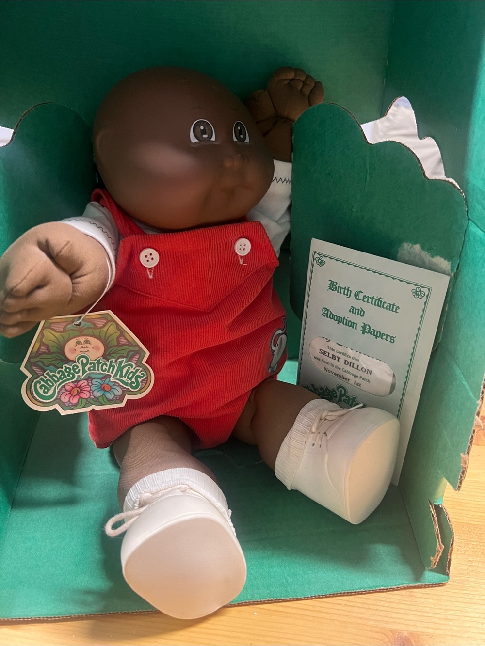 Cabbage Patch Kids Selby Dillon Doll in Red Outfit